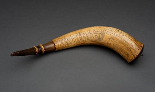 Powder Horn of Amos Barrett